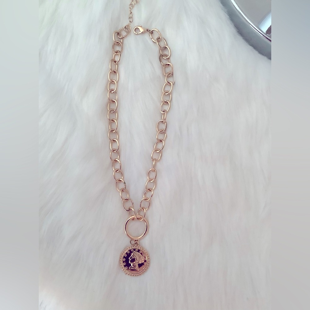 16” gold necklace with extender